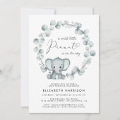 Elephant Eucalyptus Baby Sprinkle Kaart (Voorkant)