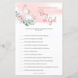 Elephant Eucalyptus Council Boy or Girl talgspel