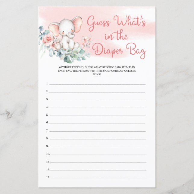 Elephant Eucalyptus raad wat er in de luierzak zit (Voorkant)