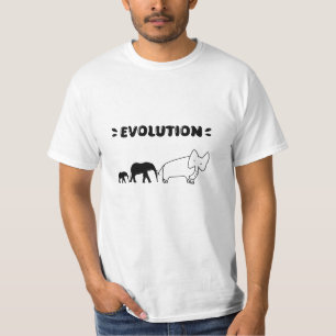 Elephant Evolution - Grappige stadia van evolutie T-shirt