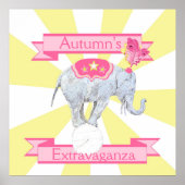 Elephant Extravaganza Poster (Voorkant)