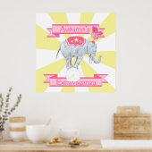Elephant Extravaganza Poster (Keuken)