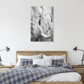 Elephant Eye Canvas Afdruk (Insitu (Slaapkamer))