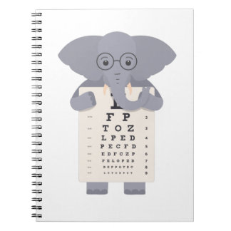 Elephant eye-kaart notitieboek