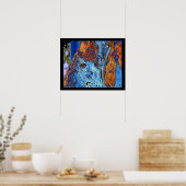 Elephant Eye Original Photo Digital Art Poster (Keuken)