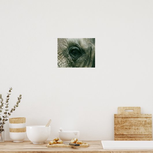 Elephant Eye Poster (Keuken)