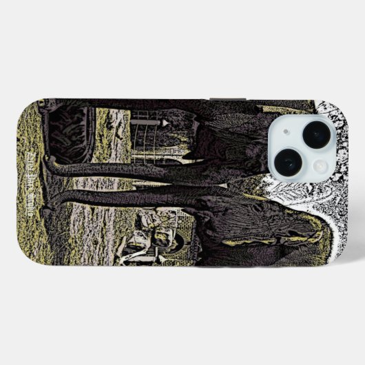 Elephant Eyes Case-Mate iPhone Case (Achterkant (horizontaal))