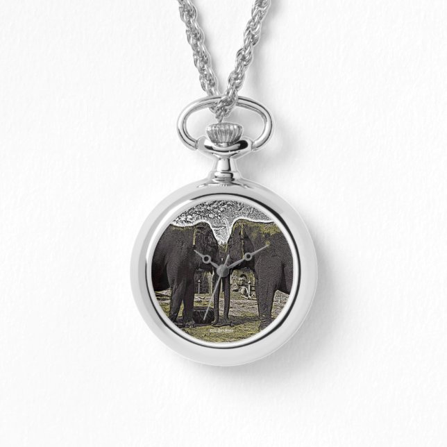 Elephant Eyes Horloge (Voorkant)