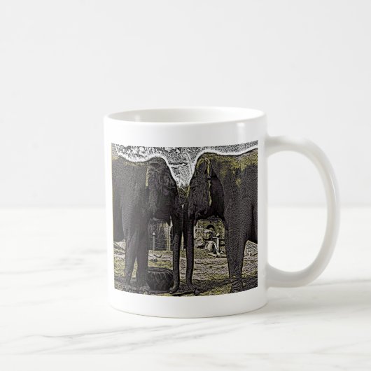 Elephant Eyes Koffiemok (Rechts)
