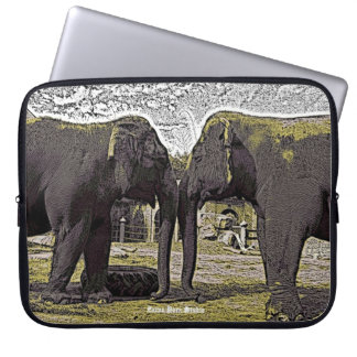 Elephant Eyes Laptop Sleeve