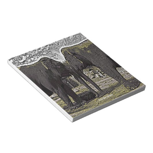 Elephant Eyes Notitieblok (Schuin)