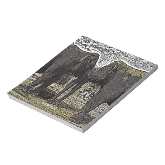 Elephant Eyes Notitieblok (Linkerzijde)