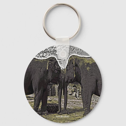 Elephant Eyes Sleutelhanger (Voorkant)