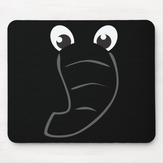 Elephant Face Cute Kinder Halloween Costume Animal Muismat (Voorkant)