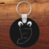 Elephant Face Cute Kinder Halloween Costume Animal Sleutelhanger (Voorkant)