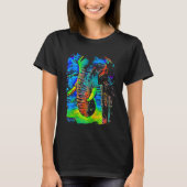 Elephant Face Pop Art T-shirt (Voorkant)