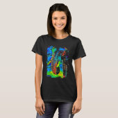 Elephant Face Pop Art T-shirt (Voorkant volledig)