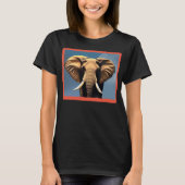 Elephant Face T-Shirt (Voorkant)