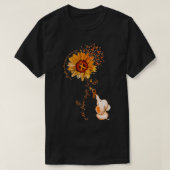 Elephant Faith Hope Fight Love Multiple Sclerosis T-shirt (Design voorkant)