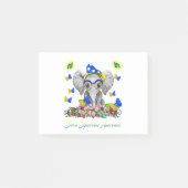 Elephant Faith Hope Love Down Syndroeness Post-it® Notes (Voorkant)