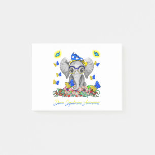 Elephant Faith Hope Love Down Syndroeness Post-it® Notes