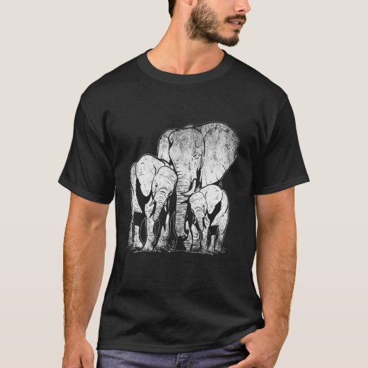 Elephant Family Elephant T-shirt (Voorkant)