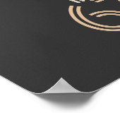 Elephant Family in Forest Alphabets & Numbers Poster (Hoek)