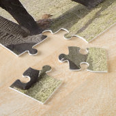 Elephant Family Jigzaag Puzzle Legpuzzel (Zijkant)
