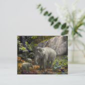 Elephant Family RAIN FOREST PARTY Briefkaart (Staand voorkant)