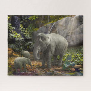 Elephant Family RAIN FOREST PARTY Legpuzzel