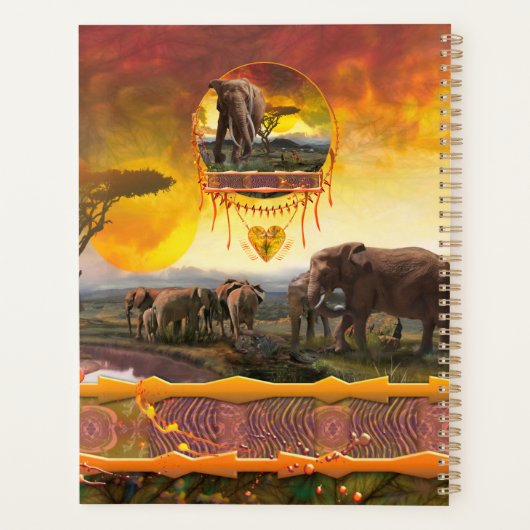 Elephant Family "The Bonds that Stropdas" Planner (Achterkant)