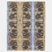 Elephant Family Walking Fleece Deken (Voorkant)