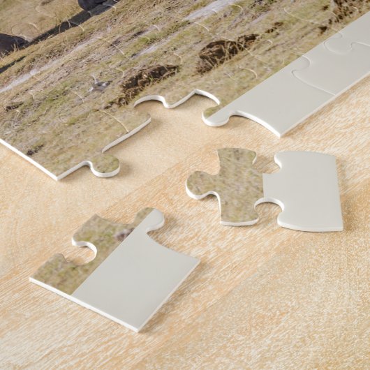 Elephant Family Walking Legpuzzel (Zijkant)