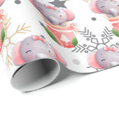 Elephant Feestdagen aanpassen Cadeaupapier (Rol Hoek)