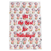 Elephant Feestdagen aanpassen Medium Cadeauzakje (Voorkant)