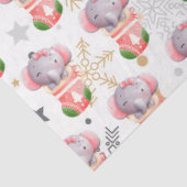 Elephant Feestdagen aanpassen Tissuepapier (Detail)