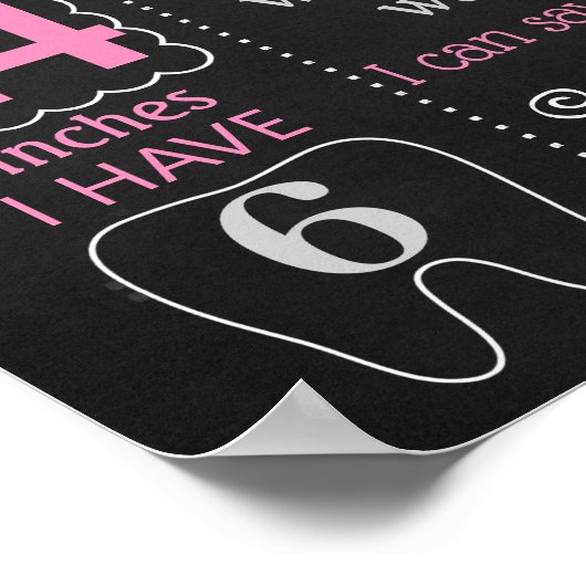 Elephant First Birthday chalkboard Poster (Hoek)