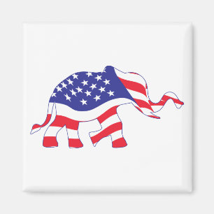 Elephant-FLAG Magneet