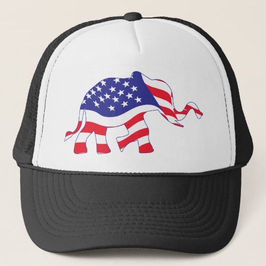 Elephant-FLAG Trucker Pet (Voorkant)