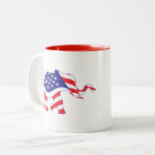 Elephant-FLAG Tweekleurige Koffiemok (Voorkant links)
