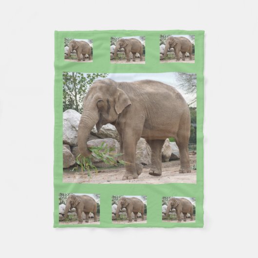 Elephant Fleece Blanket (Voorkant)