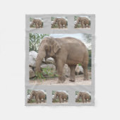 Elephant Fleece Blanket (Voorkant)