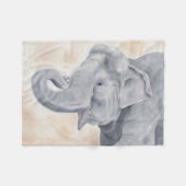 Elephant fleece deken (Voorkant (Horizontaal))
