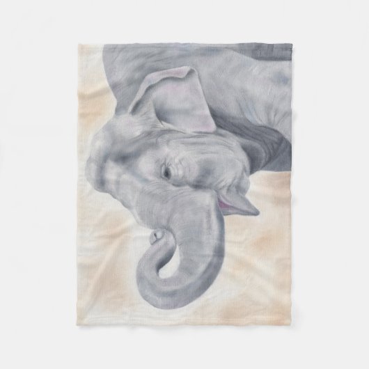 Elephant fleece deken (Voorkant)