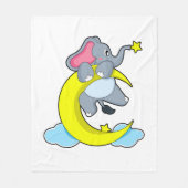 Elephant Fleece Deken (Voorkant)