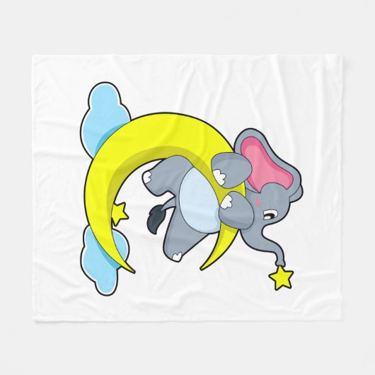 Elephant Fleece Deken (Voorkant (Horizontaal))