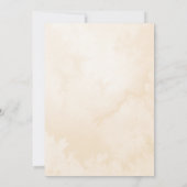 Elephant floral boy, baby shower-uitnodiging kaart (Achterkant)