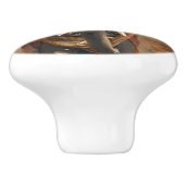 Elephant Floral Harmony Keramische Knop (Zijkant)