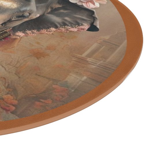 Elephant Floral Harmony Snijplank (Hoek)