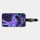 Elephant Flowers Bagagelabel (Achterkant horizontaal)